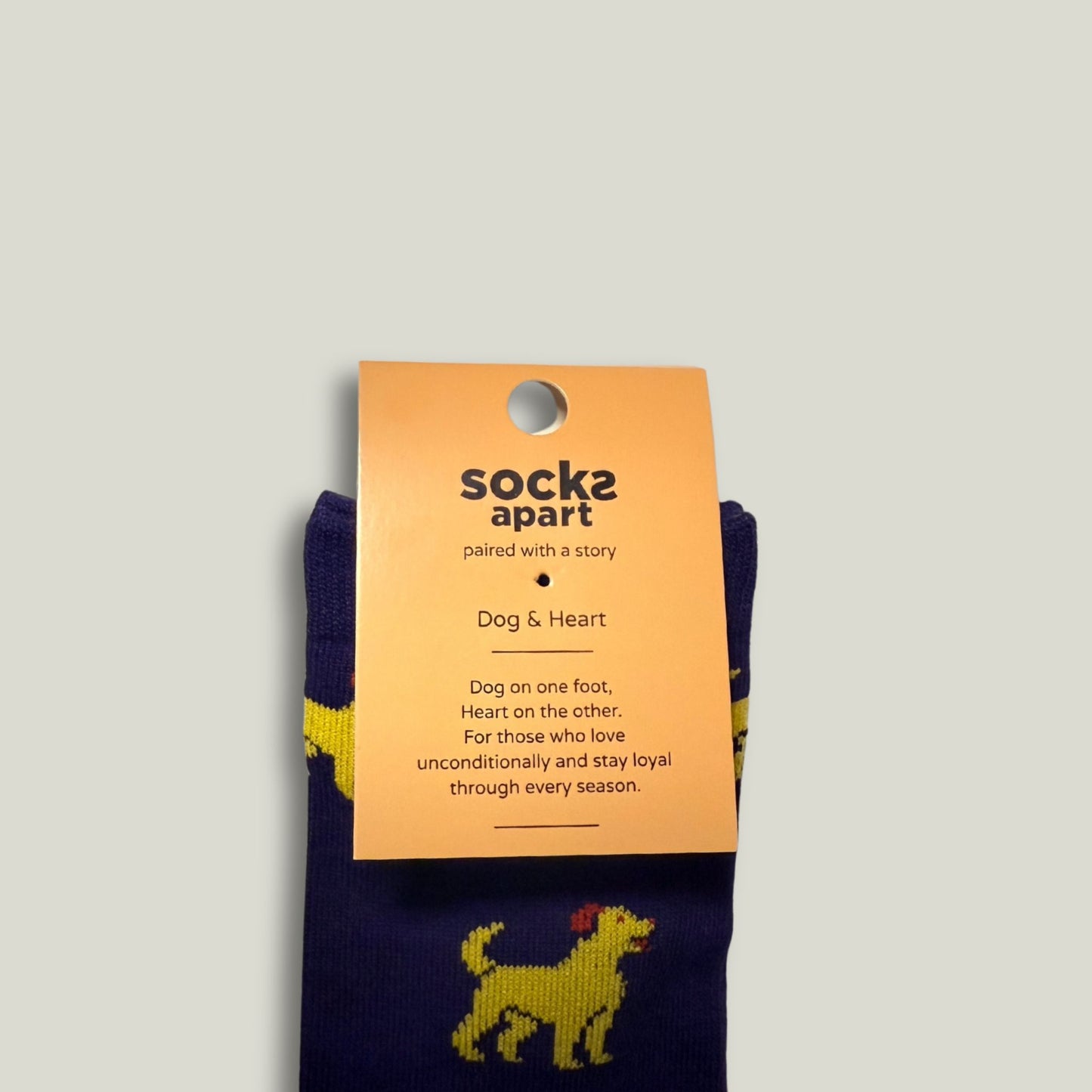 Dog & Heart Socks (Adult/Unisex)