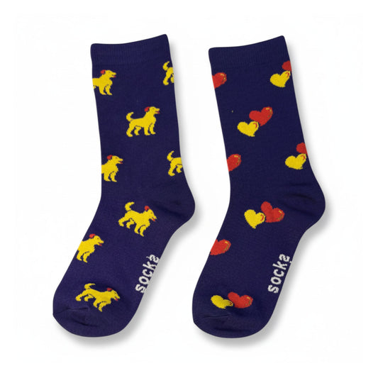 Dog & Heart Socks (Adult/Unisex)