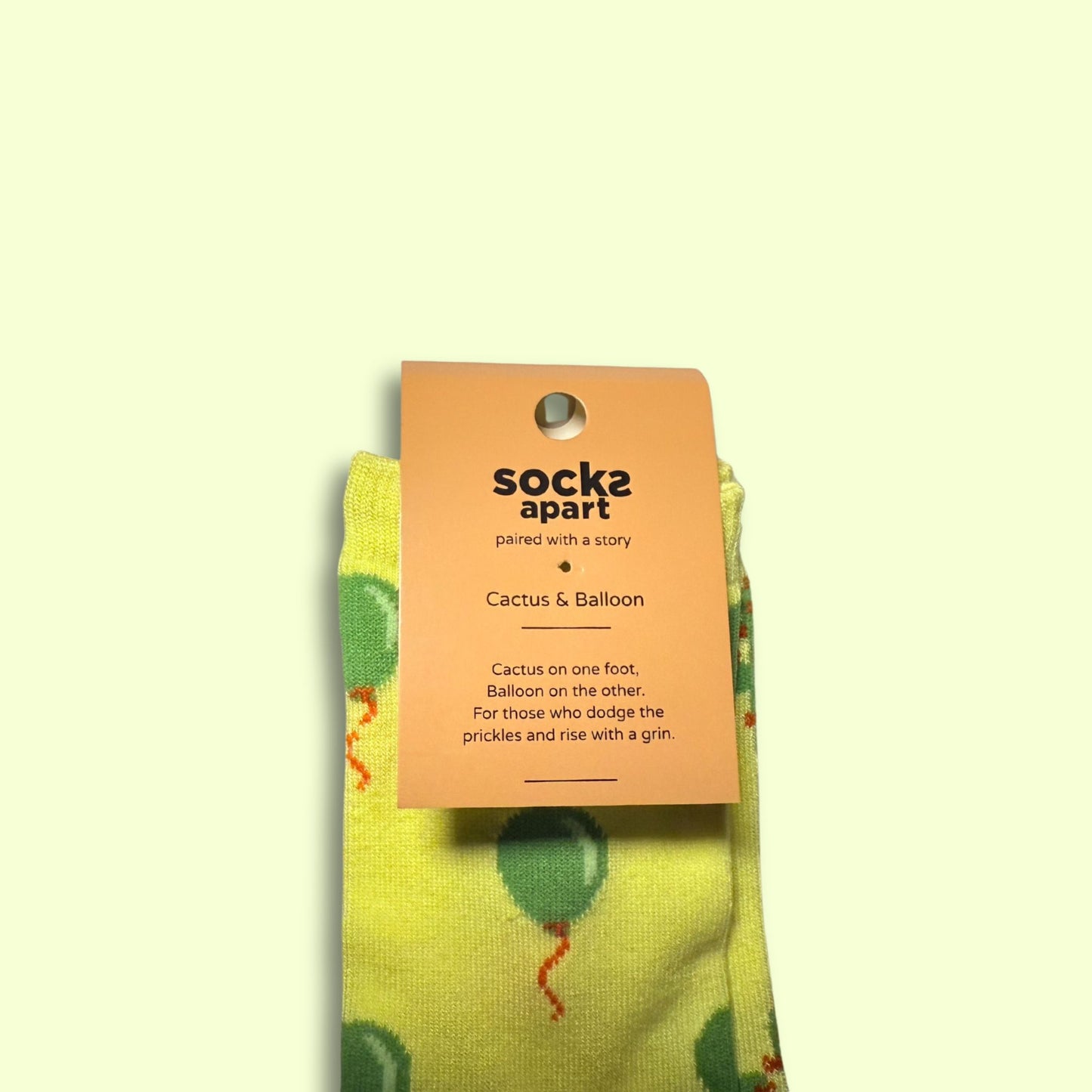 Cactus & Balloons Socks (Adult/Unisex)