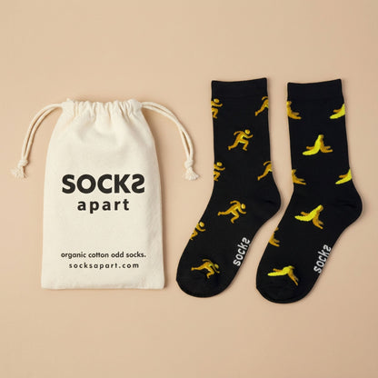 Runner & Banana Peel Socks (Adult/Unisex)