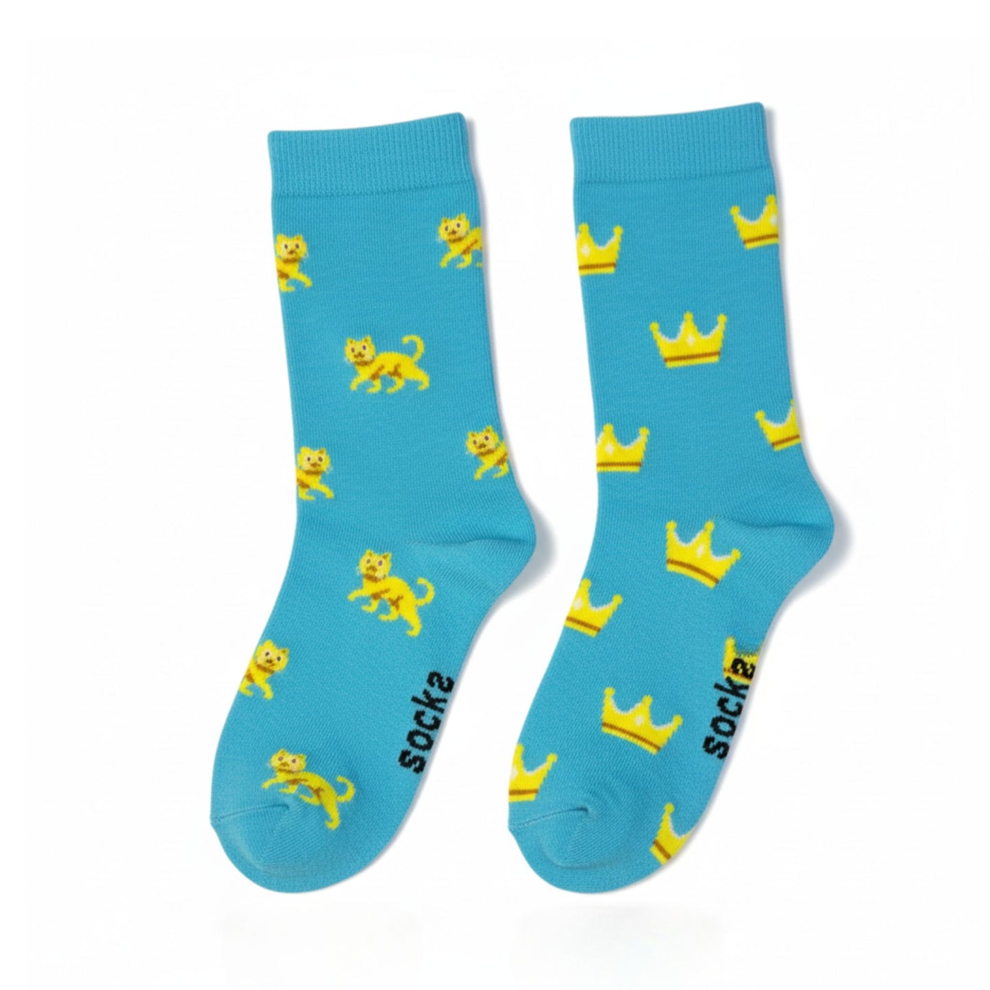 Cat & Crown Socks (Adult/Unisex)