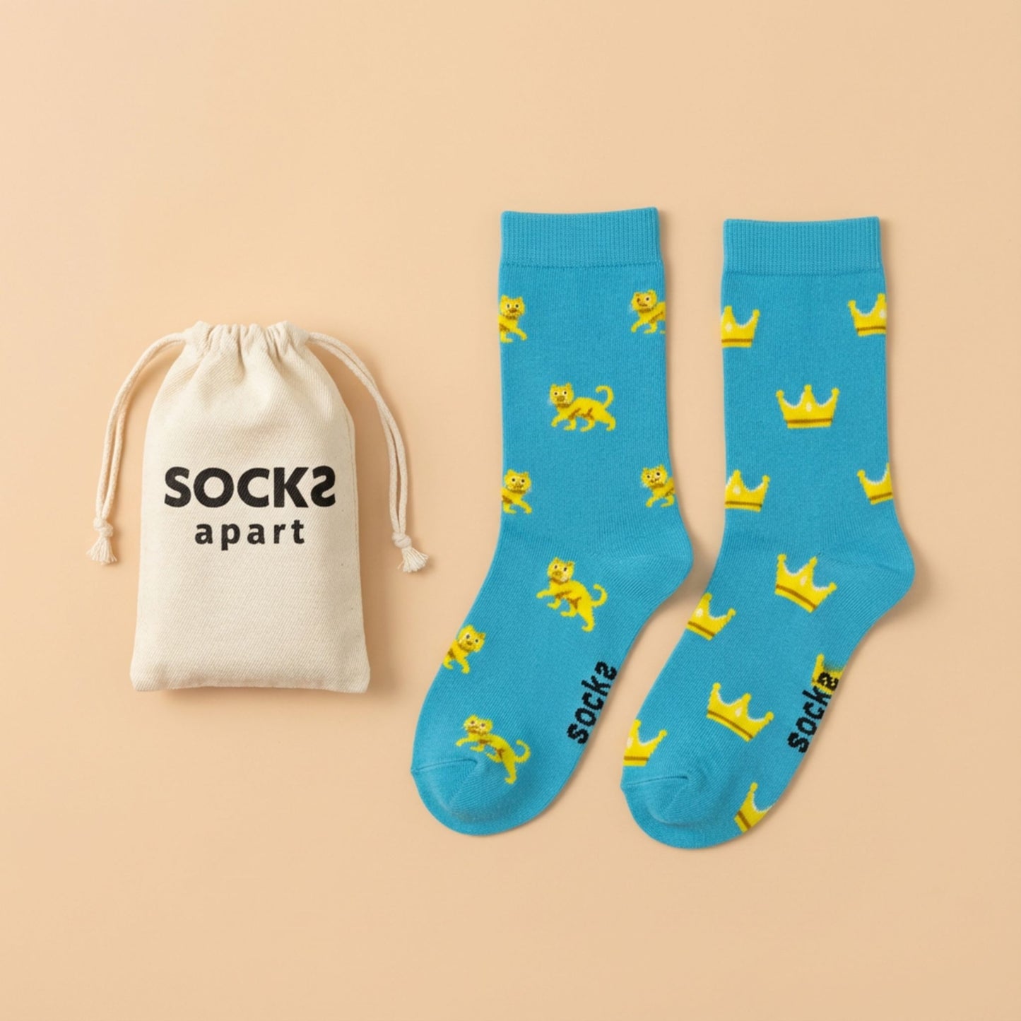 Cat & Crown Socks (Adult/Unisex)