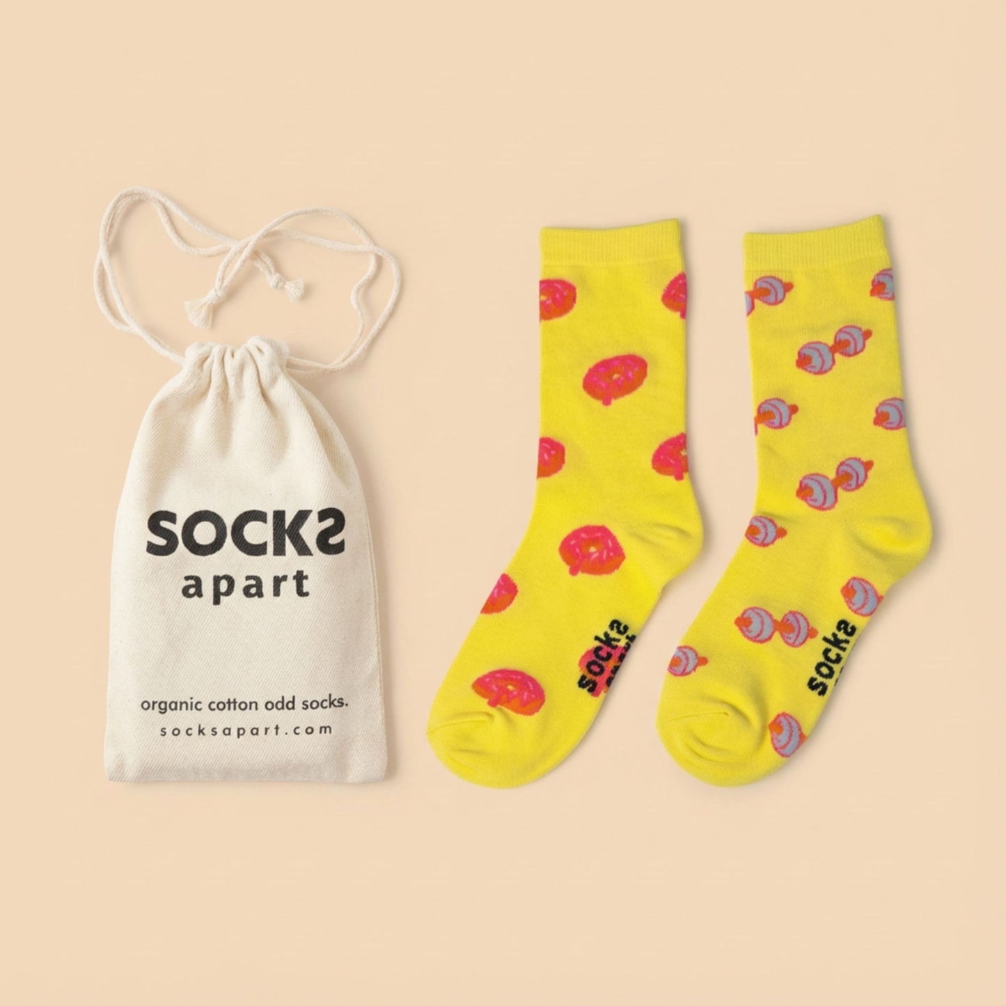 Donut & Dumbbell Socks (Adult/Unisex)