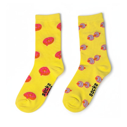 Donut & Dumbbell Socks (Adult/Unisex)