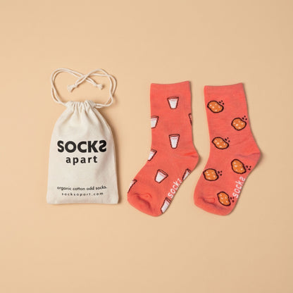 Milk & Cookies Socks (Kids/Unisex)
