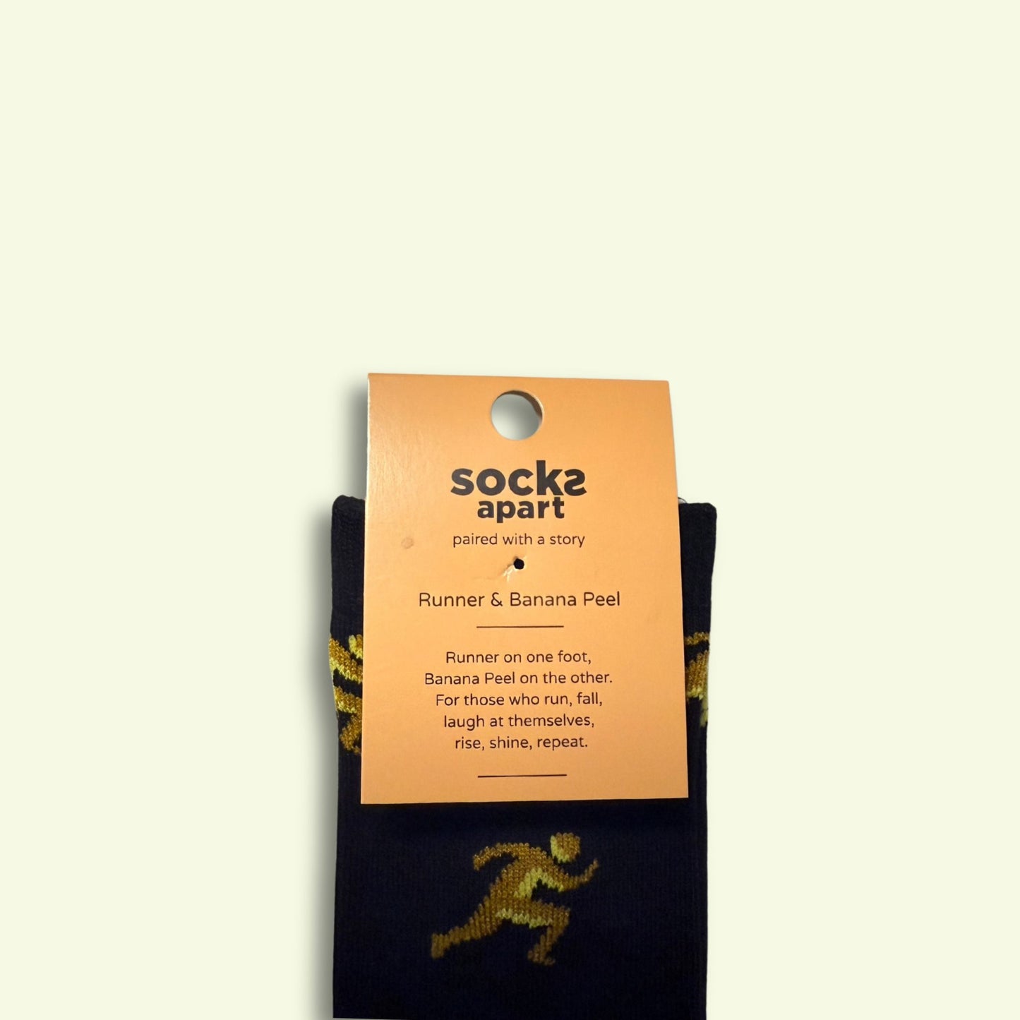 Runner & Banana Peel Socks (Adult/Unisex)