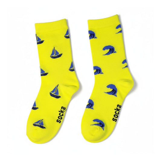 Ship & Wave Socks (Adult/Unisex)