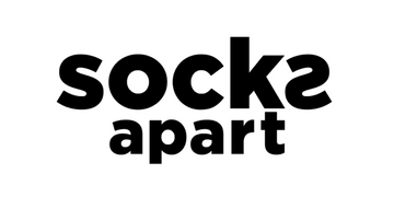 Socks Apart logo. Organic Cotton socks. Colorful socks. 
