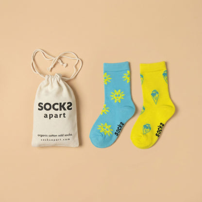 Sun & Ice-Cream Socks (Kids/Unisex)