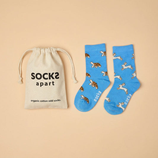 Tortoise & Hare Socks (Kids/Unisex)