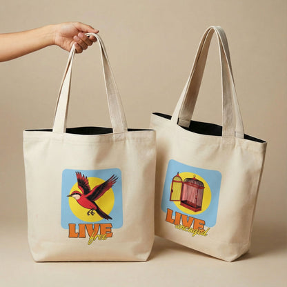 Free Bird & Open Cage Tote