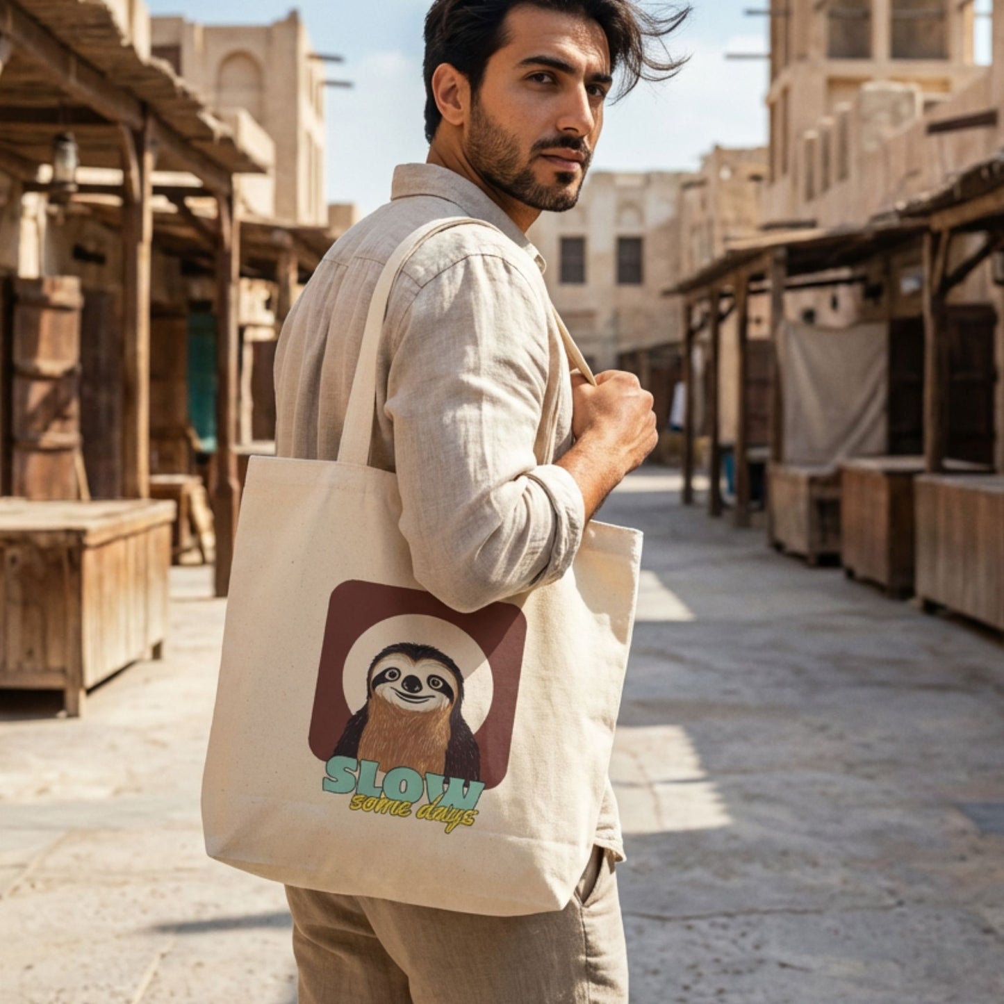 Cheetah & Sloth Tote