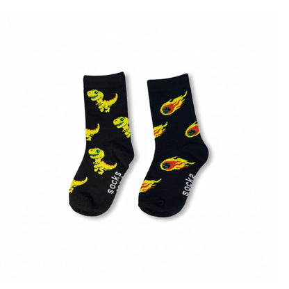 Comet & Dinosaur Socks (Kids/Unisex)