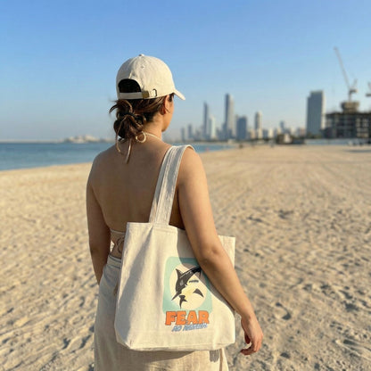 Shark & Scuba Diver Tote