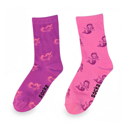 Unicorn & Mermaid Socks (Adult/Unisex)