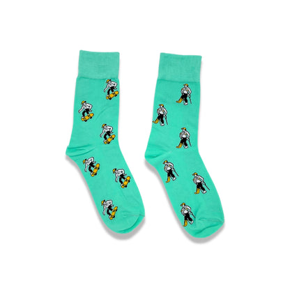Skateboard socks. Organic cotton socks,, socks apart. socks with pouch